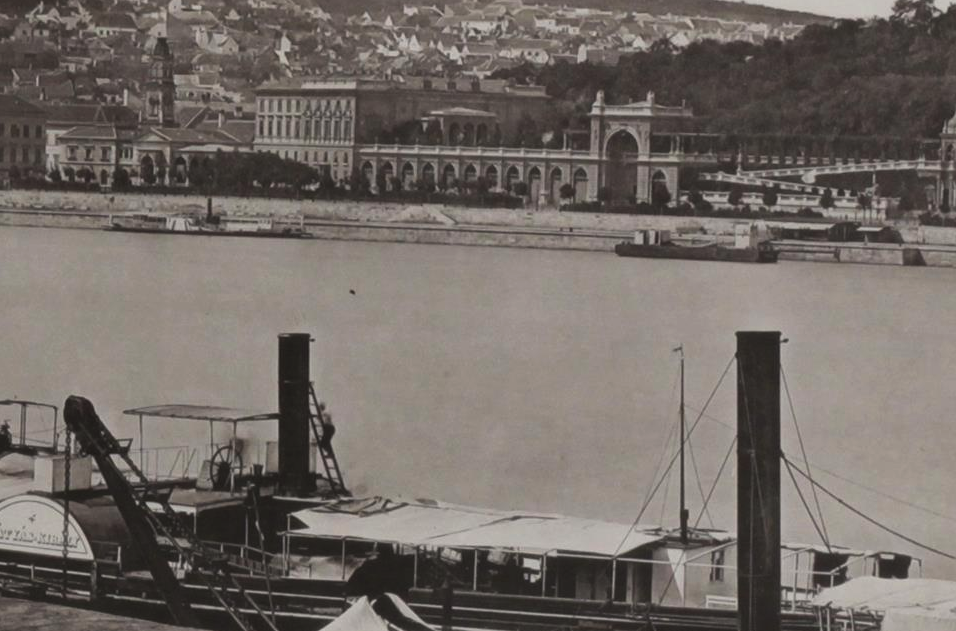 Historical Danube Budapest Photo 1882