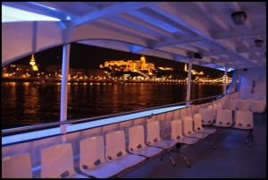 Viewing Terrace on Evening Sightseeing Cruise