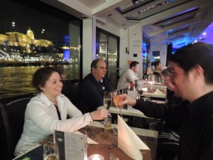 Celebrating on Dinner Cruise with Piano Music Budapest