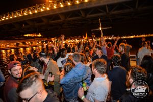 Boat Party Budapest Booze Cruise Terrace Dancefloor