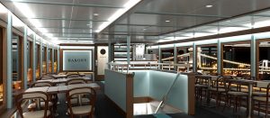Budapest Bakony Sightseeing Cruise Boat Interior