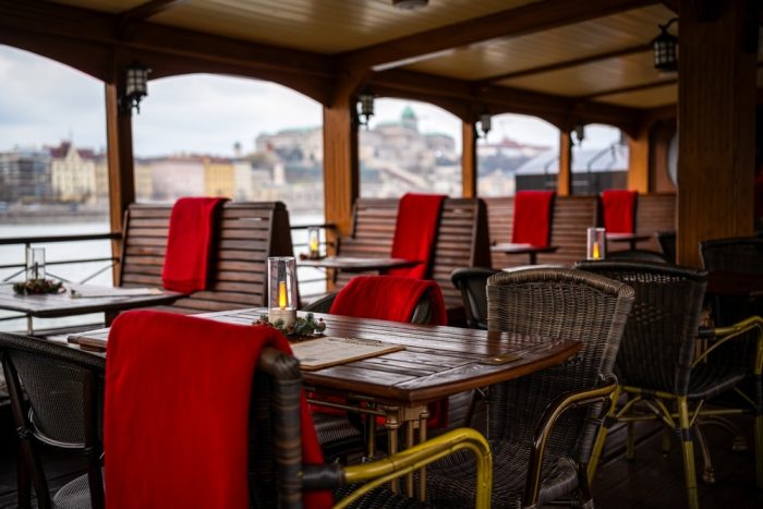 Budapest NYE Unlimited Prosecco cruise Dec 31 historical boats Interior