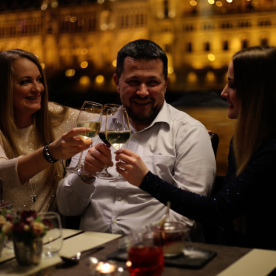 Wine Tasting on Folk Dance and Operetta Budapest Evening Cruise