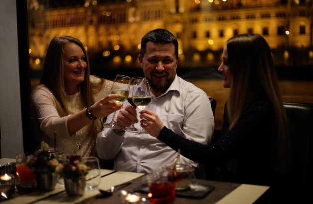 Wine Tasting on Folk Dance and Operetta Budapest Evening Cruise