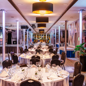 Europa Boat Private Event Venue Hire Budapest Hungary Danube River Cruise Gala Dinner XL LED
