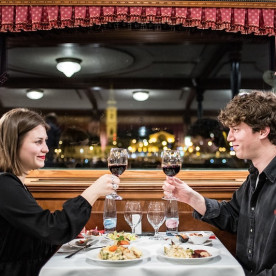 Count Szechenyi Cruise Ship Drinks Dinner Budapest Buffet