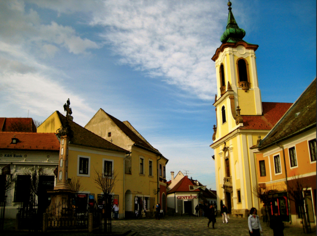 Main Square of Szentendre by Alex Barrow