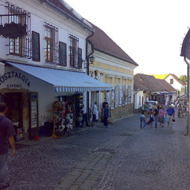Szentendre Highlights Street with cobblestones by Marco Assini