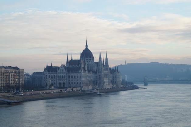 Budapest River Cruise Winter Parliament photo by Tom